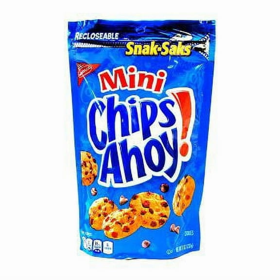 Chips Ahoy! Cookie Chips Ahoy Mini Snack Sack, 8 Ounces