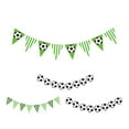 thumbnail image 5 of SOPOTUTU Soccer Theme Pennants 4-Pack Assorted Colors Sports Party Decorations Easy to and Install, 5 of 7