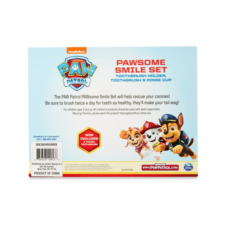 Paw Patrol Marshall Pawsome Smile Set, 3 Pieces - Walmart.com
