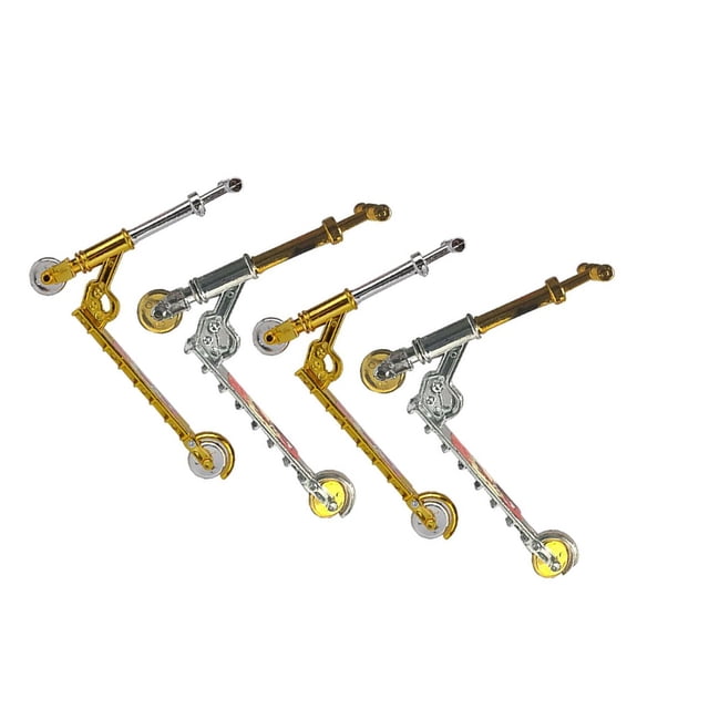 Vogacara Patinete de ruedas para bebé, patinetas de plástico, modelo de juguetes educativos, patinetes plegables coloridos, decoraciones para Juguetes Educativos Tipo 1 Vogacara FN006895-01