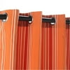Outdoor Décor Gazebo Outdoor Stripe Grommet Top Panel-Color:Orange,Material:100% polyester,Size:50x96