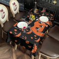 thumbnail image 6 of Witch Pumpkin Halloween Pattern Rectangle Tablecloth 60"x120",Waterproof Polyester Rectangle Table Cloth, Wipeable Spillproof Polyester Tablecloth for Dining, Camping, Indoor and Outdoor, 6 of 6