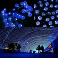 thumbnail image 7 of YEOLEH Solar String Lights,22Ft 40LED Waterproof Christmas Fairy Lights with 8 Modes for Gazebo Patio Trees Party Deco,Blue, 7 of 7