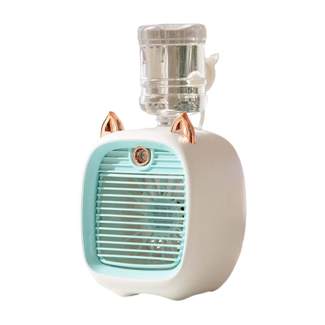 Portable Fan Rechargeable Water Regulating Fan Mini Fan Usb Fan Desktop Turbine Spray Humidification Cooler Portable Rechargeable Spray Fan Mini Fan Portable