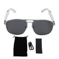 thumbnail image 2 of Lunettes Intelligentes, Lunettes de Traduction AI avec Micro et Haut-Parleur, Lunettes de Soleil Polarisées pour Traduction Vidéo en Temps Réel, Plus de 100 Langues, Supporte les Appels Musicaux, 2 of 7
