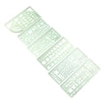 thumbnail image 5 of Green Geometric Drawing Template Ruler for Building Formwork Measurement and Precision Drafting Tool, 5 of 8