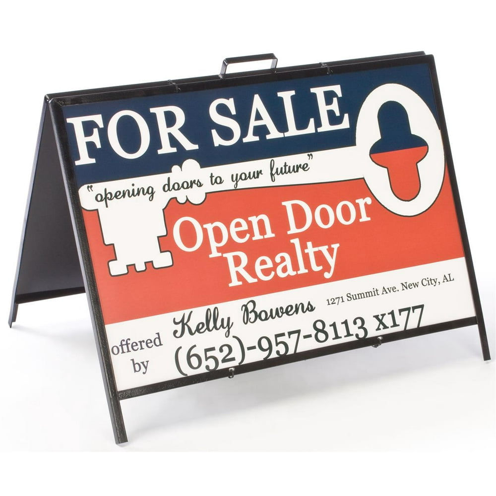 Set of 5, Yard Sign Frames for 36" x 24" Graphics, Doublesided Real