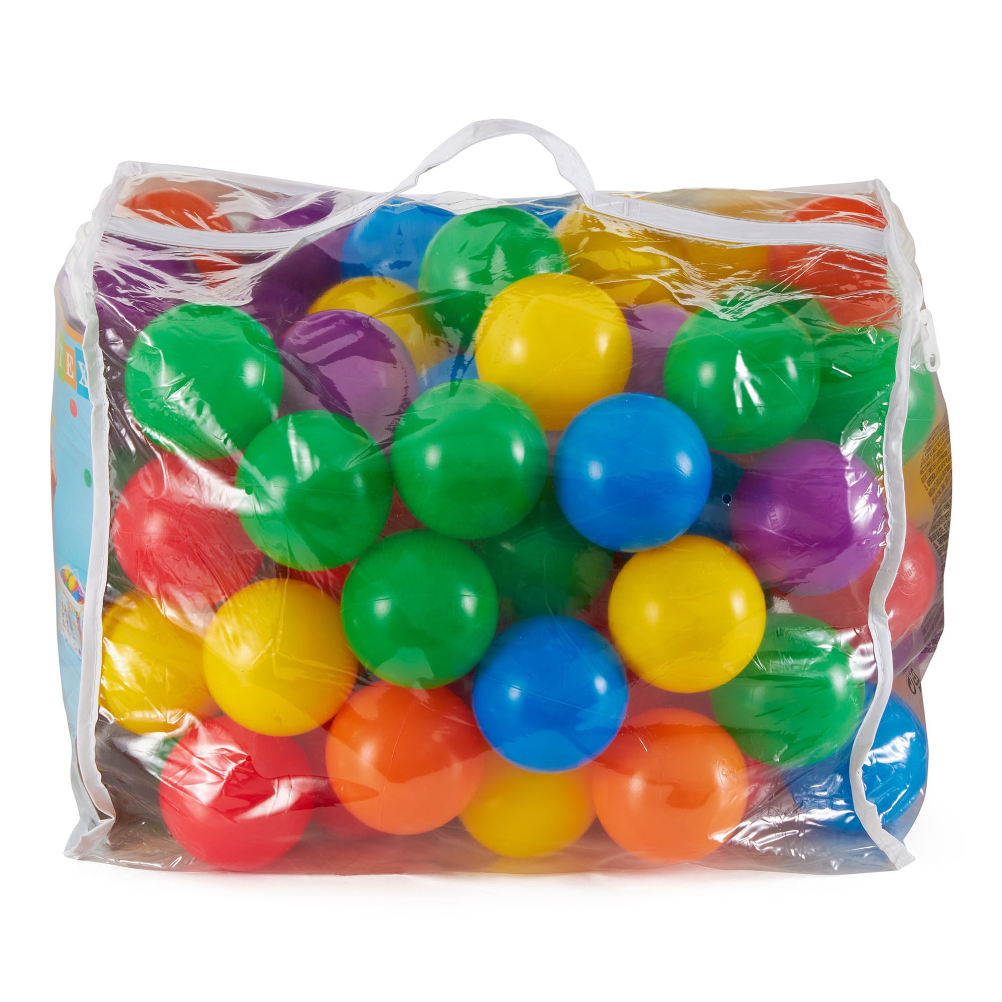 Pack de 100 bolas coloridas INTEX Fun Ballz