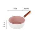 thumbnail image 2 of Cacerola japonesa antiadherente para sopa, fideos y leche, color blanco, 18 cm, 2 of 8