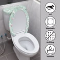 thumbnail image 3 of HELLHERO Puppy Playtime Toilet Lid Cover and Toilet Tank Lid Cover Elastic Edge Toilet Seat Cover Replacement & 2-Piece Universal Soft, 3 of 7