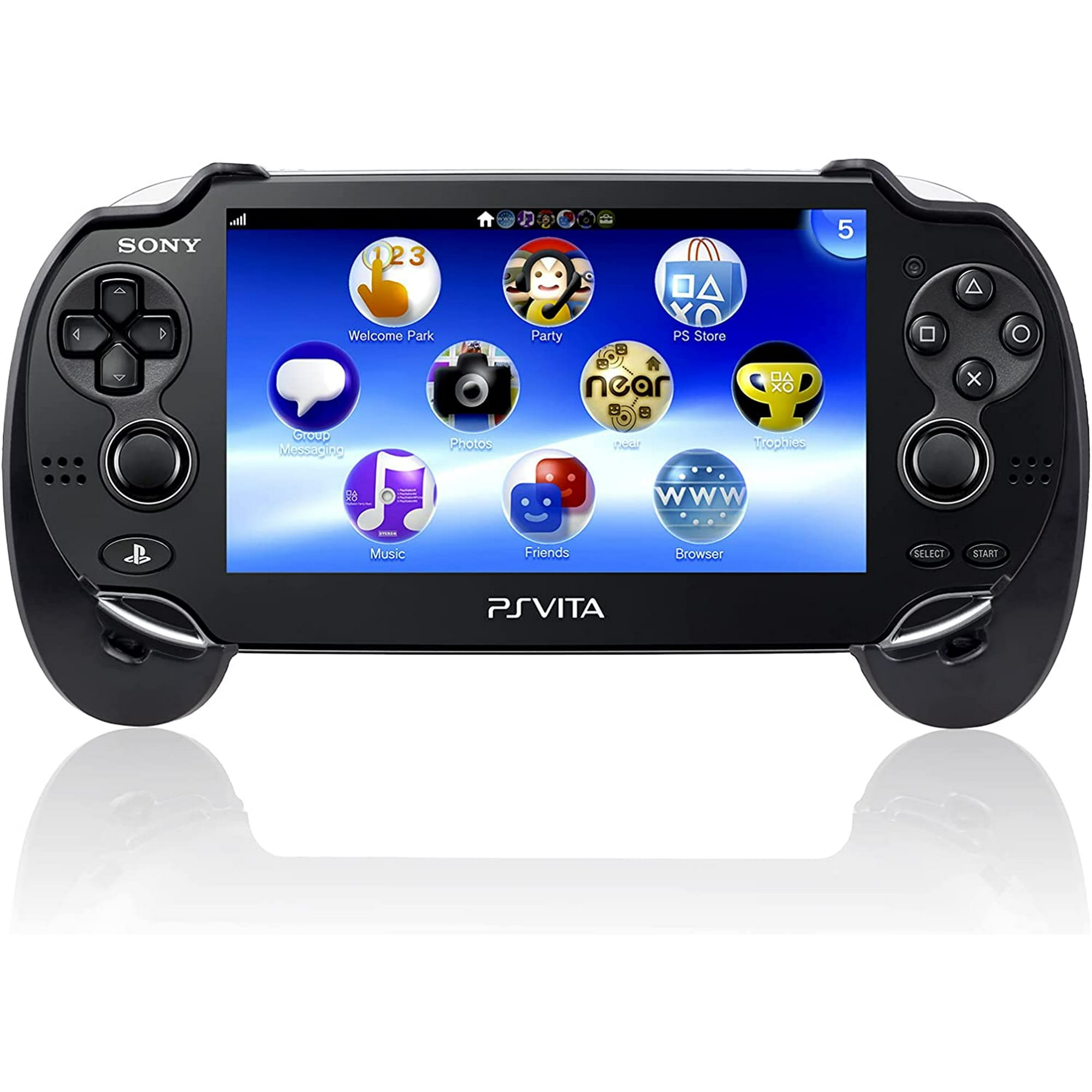 PS-VITA PCH-1000 グリップ付き 中古】PlayStation Vita Wi-Fiモデル