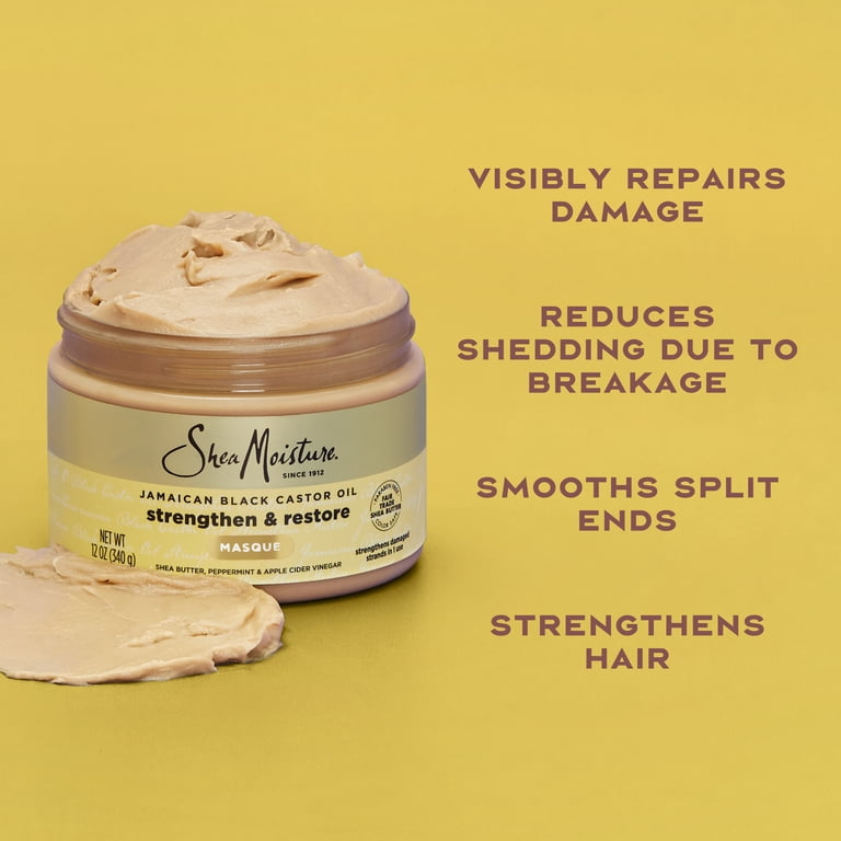 SheaMoisture Jamaican Black Castor Oil Hair Mask, 11.5 oz photo 3