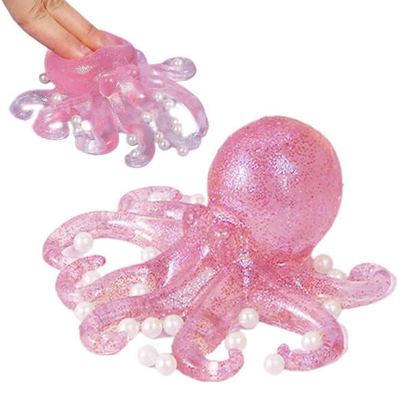 New Transparent Octopus Stress Relieving Toy For Children, Slow Rebounding Toy Gift