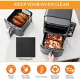 thumbnail image 4 of CHL-4-Pack Glass Fiber Air Fryer Liners Set for Ninja DoubleStack SL401, 8.07"x6.89" Reusable Basket Pads Heat-Resistant No-Scratch Air Fryer Liners Accessories, 4 of 4