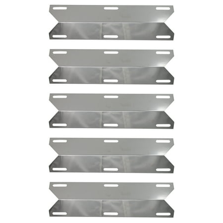 5-Pack BBQ Grill Heat Shield Plate Tent Replacement Parts for Duro 720-0433 - Old - Compatible Barbeque Stainless Steel Flame Tamer  Guard  Deflector  Flavorizer Bar  Vaporizer Bar  Burner Cover 15