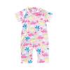 Bobifish Baby Girls Swimsuit Sweet Hot Spring One Piece Swimsuit Resort Bathing Suit Soft Swimwear