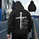 thumbnail image 1 of WILLBEST Sudaderas Deportivas para Hombre, Sudadera Informal con Capucha y Diseño Estampado De Dios para Hombre, Jersey De Manga Larga, Ropa Cómoda para Uso Diario Mediana​​, 1 of 4