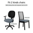 thumbnail image 2 of 4 Pack Jacquard Stretch Chair Seat Covers for Dining Room, Removable Washable Anti-Dust Kitchen Chair Protector Slipcovers, Dinning Upholstered Office Chair Seat Cushion Slipcovers Protectors, 2 of 7