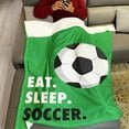 thumbnail image 3 of Yibo Sports Fleece Gift Ideas Blanket Flannel Soft and Comfortable Anti-static Bed Sofa Blanket, 3 of 6