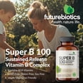 thumbnail image 4 of Futurebiotics Super B 100 Sustained Release Vitamin B Complex Non-GMO, 120 Vegetarian Tablets 120 Count (Pack of 1), 4 of 6