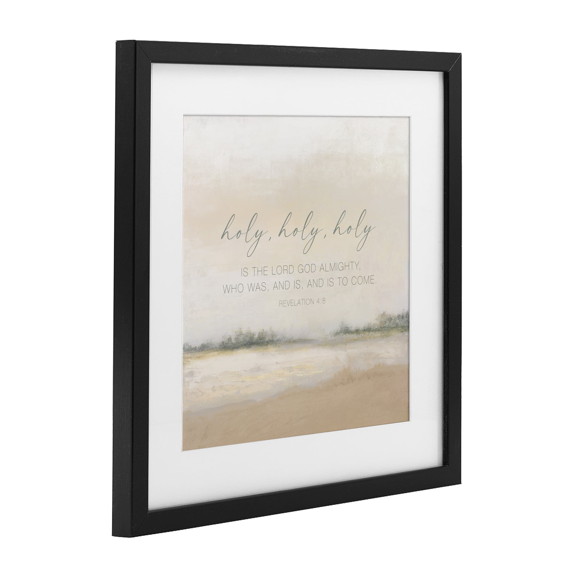 Stupell Industries Holy Revelation Proverb Black Framed Print Under Glass, design by John Spaeth