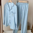thumbnail image 1 of Pyjama pour Femmes Âgées à Imprimé Léopard, Manches Longues, Automne et Hiver, Confortable et Chaud, 1 of 7