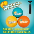 thumbnail image 2 of SCS Direct Gaga Playground Balls 3pk (8.5 inches) w Air Pump- Durable Rubber Pack for Dodgeball, Kickball, Gagaball Official Play and Schools - Fun Outdoor Springtime Toys & Accessories Gift for Kids, 2 of 4