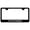 Black, variant on Nissan Pathfinder Laser Etched Logo Stainless Steel License Plate Frame (Black)