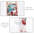 thumbnail image 2 of Santa Claus Chiffon Summer Dress with Polyester Straps - Women's Beach Dresses, 2 of 6