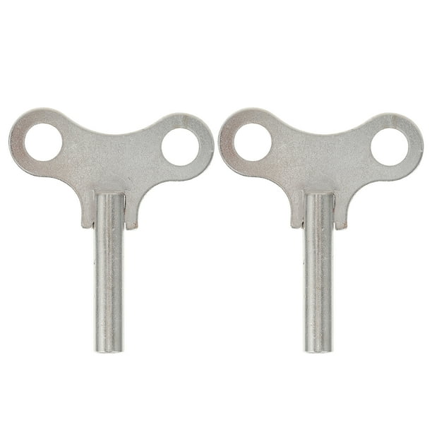 2Pcs Steel Clock Keys Retro Clock Winding Keys Practical Clock Keys Winding Keys for Clocks