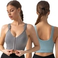 thumbnail image 3 of Plus Size Mujeres Blusas No Se Aplica Aquí, Yoga Sports Bras para las Mujeres No Incluidos, Mangas Frío Hombro Tank Top, 3 of 3