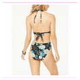 thumbnail image 2 of Bar III Rose Garden Printed Halter Cut-Out One-Piece Swimsuit, Small, 2 of 2
