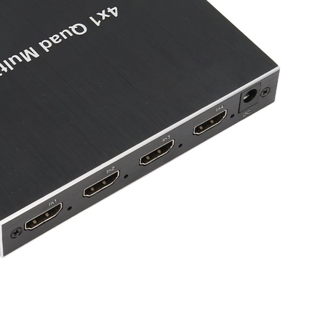 Interruptor de interfaz multimedia HD, interfaz multimedia HD Multiviewer Interfaz multimedia HD Divisor de pantalla Conmutador multivisor cuádruple Probado y confiable