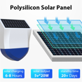 thumbnail image 4 of 2X Tuya Smart WiFi Siren Alarm Outdoor Sound and Light Alarm Waterproof Solar Sound Light Alarms, 4 of 6