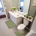 thumbnail image 2 of Unique Bargains Home Memory Foam Non-slip Washable Warm Toilet Pads Mats Rug 2 in 1, 2 of 9