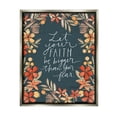thumbnail image 3 of Stupell Industries Faith Over Fear Religious Calligraphy Patterned Floral Border Graphic Art Luster Gray Floating Framed Canvas Print Wall Art, Design by Katie Doucette, 3 of 5
