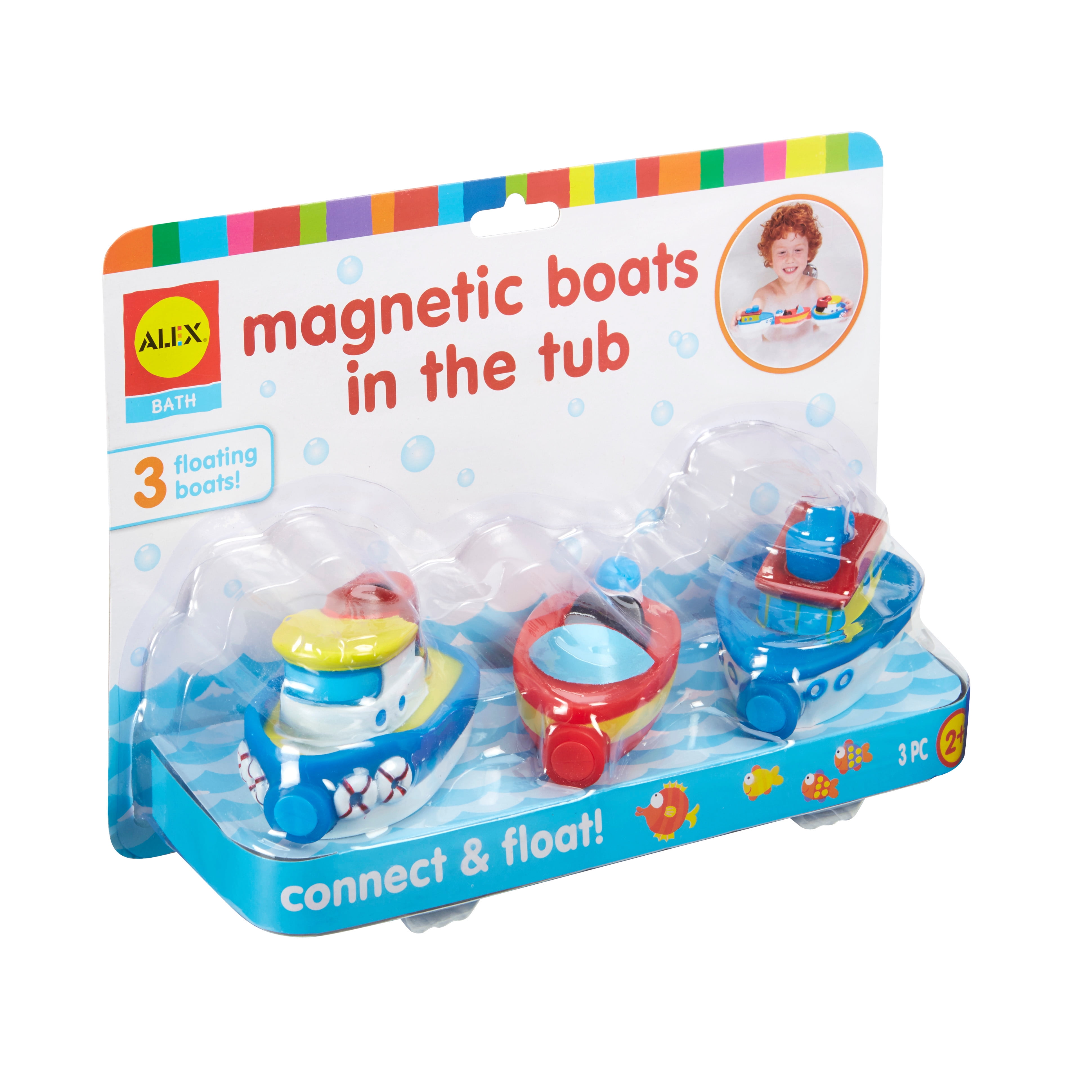 magnetic boats in the tub
