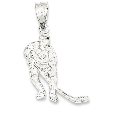 Sports Mom Charm - IceCarats 925 Sterling Silver Hockey Player Pendant Charm Necklace Sport Fine Jewelry Ideal Mothers Day Gifts For Mom Women Gift Set From Heart