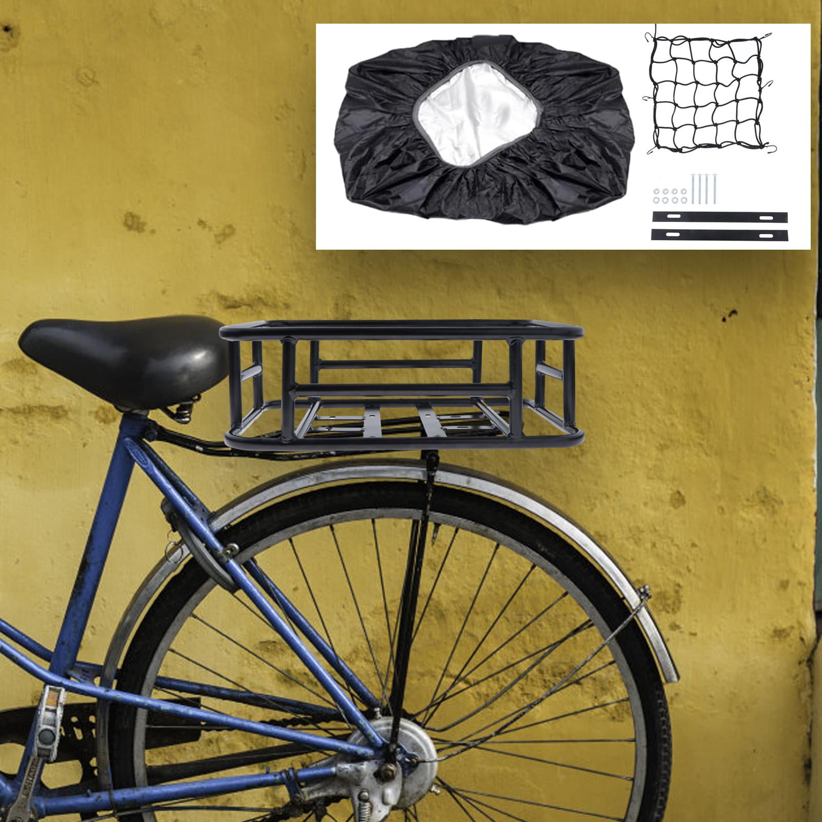 Bike Rear Basket Bike Cargo Rack, Multifunctional Lightweight - Main Image