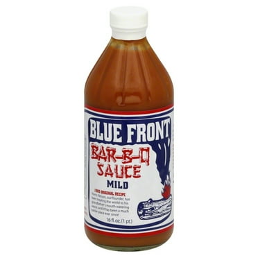 Pack of 6, Blue Front Mild Barbecue Sauce, 16 oz