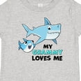 thumbnail image 4 of Inktastic My Grammy Loves Me with Cute Sharks Boys or Girls Baby T-Shirt, 4 of 5