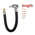 Bike Bicycle Motorcycle Car Tyre Inflator Hose Air Pump Extension Tube