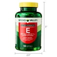 thumbnail image 6 of Spring Valley Extra Strength Water Dispersible Vitamin E Supplement Softgels for Heart Health, 450 mg (1,000 IU), 100 Count, 6 of 6