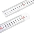 thumbnail image 5 of Stainless Steel Ruler with Inches Centimeters Scales Math Ruler Measuring Tool, 5 of 11