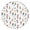 Princess Carriage Castle, variant on Princess Castle & Unicorn Pattern Round Fitted Tablecloth with Elastic Edge,Dining Table Cover Waterproof,Outdoor Round Tablecloth for Camping,Dining,Indoor and Outdoor