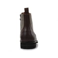 thumbnail image 5 of Polar Fox Manchester MPX806076 Classic Wing-Tip Plaid Dress Boots, in Irish Coffee, Men's Size 10.5, 5 of 8