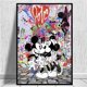 thumbnail image 1 of Disney Art Luxury Mickey Mouse and Donald Duck Fashion Canvas Prints Cartoon Pictures on Home Decor Wall Art Painting Posters90x130cm Unframed Gao Jinjia LED, 1 of 2