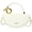 White, variant on Semi-Circular Saddle Purse for Women - Elegant PU Leather Tote Shoulder Bag, Chic Crossbody Handbag with Adjustable Strap
