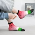 thumbnail image 2 of Pofeuu Watermelon Print 30cm Socks, Adult Running Hiking Socks for Youth and Adult, 2 of 7