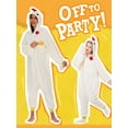 thumbnail image 3 of White Chicken Onesie Pajama Kids Unisex Animal Costumes Polyester One-Piece Sleepwear for Boys and Girls 6-8Years, 3 of 6